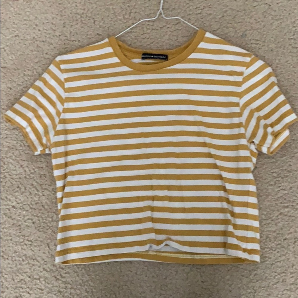 Brandy Melville Striped Crop Top